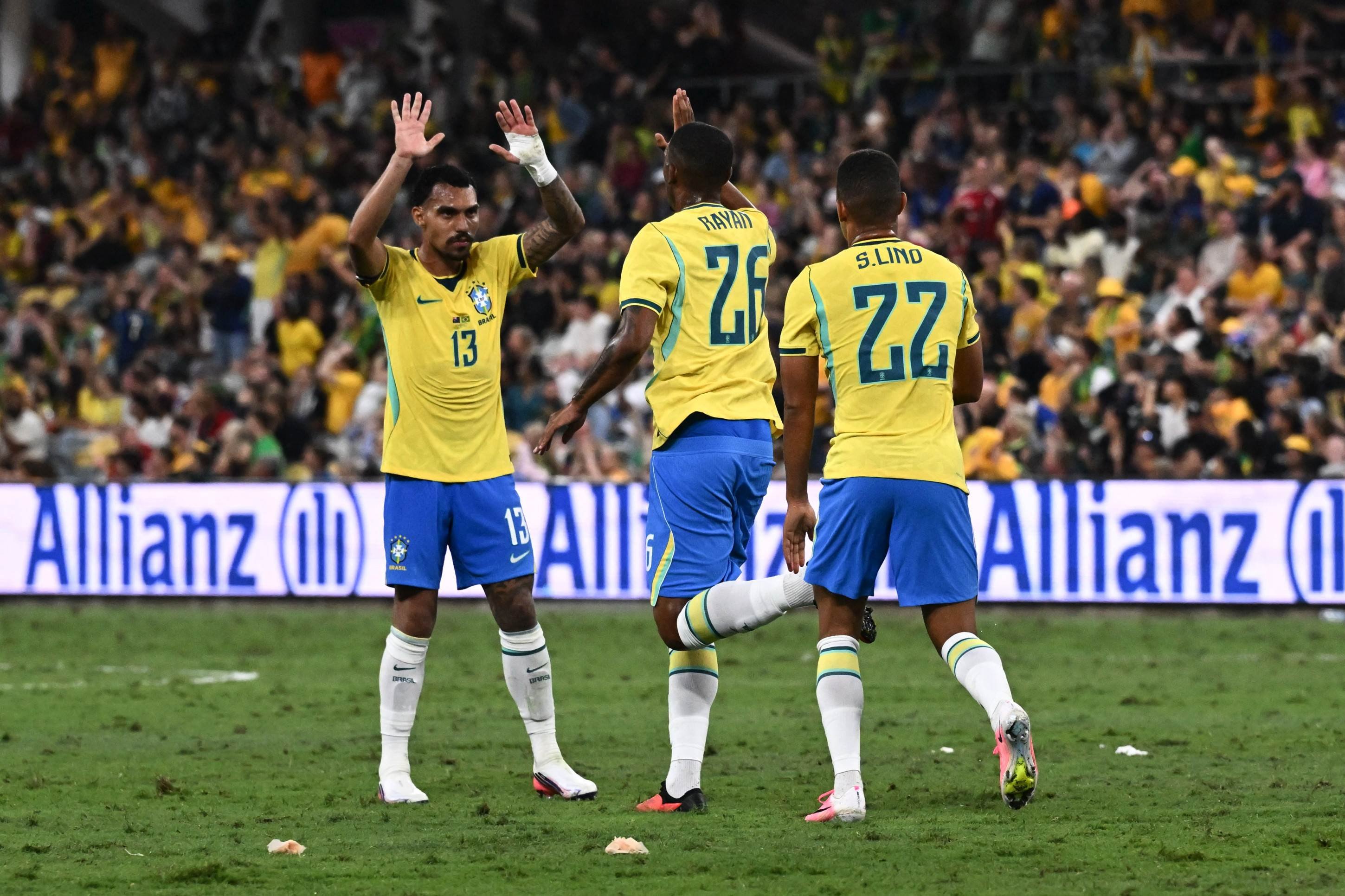 Rayan salvou o Brasil da derrota no último lance da partida: o juiz validou o lance e encerrou a partida em Townsville