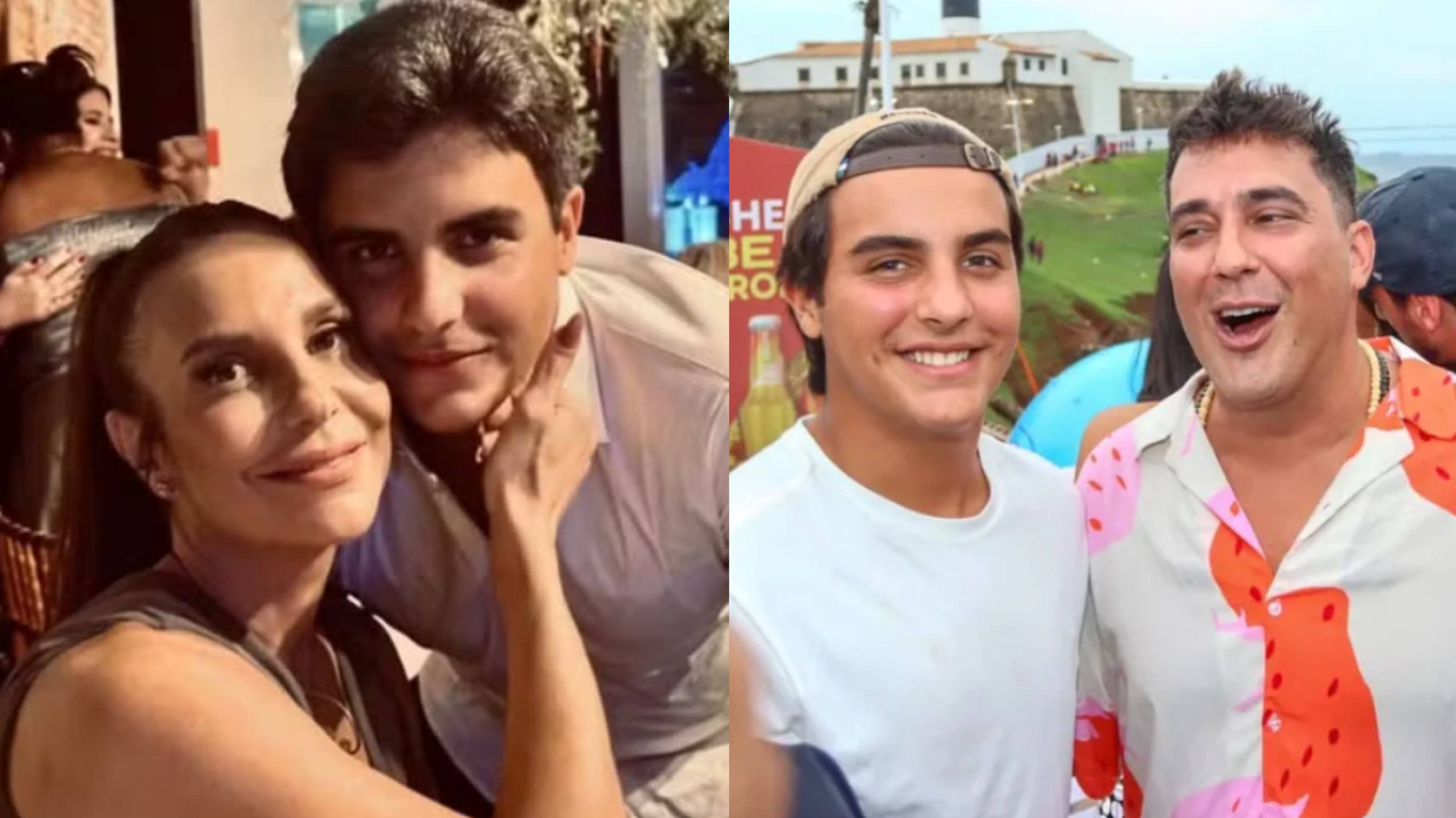 Filho de Ivete Sangalo faz declaração carinhosa a André Marques: 'Amor crescendo comigo'