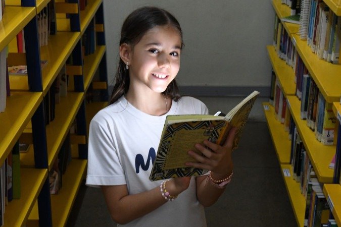  22/09/2026 Cr..dito: Marcelo Ferreira/CB/D.A Press. Brasil. Bras..lia - DF -  Caderno Escolha a Escola do Seu Filho. Col..gio Marisa Asa Norte. Import..ncia da leitura na inf..ncia, Carolina Ferraz.
    