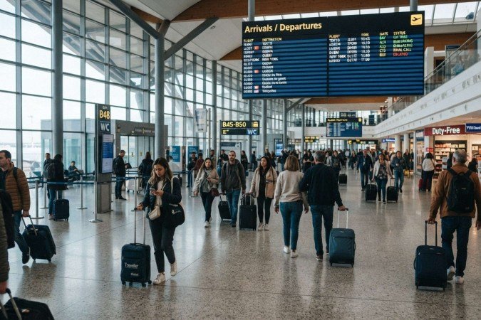 Mais de 63 milhões de passageiros viajaram sem seguro no primeiro semestre de 2026 - (crédito: Uai Turismo) Mais de 63 milhões de passageiros viajaram sem seguro no primeiro semestre de 2026 - (crédito: Uai Turismo)