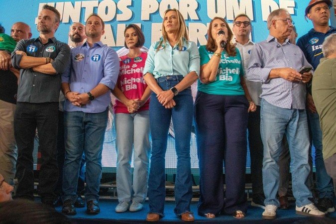 Bia Kicis pediu apoio aos eleitores que ainda estão em dúvida ou que têm preferência por outro candidato - (crédito: RODRIGO PORTO) Bia Kicis pediu apoio aos eleitores que ainda estão em dúvida ou que têm preferência por outro candidato - (crédito: RODRIGO PORTO)