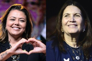 Leila do Vôlei e Bia Kicis, candidatas ao Senado pelo DF - (crédito: Minervino Junior/CB/D.A Press) Leila do Vôlei e Bia Kicis, candidatas ao Senado pelo DF - (crédito: Minervino Junior/CB/D.A Press)