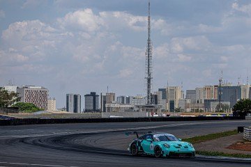 O visual de Brasília é uma das atrações da prova com treino oficial nesta sexta e largada no sábado no Autódromo Internacional de Brasília - (crédito: Magnus Torquato/Porsche Cup C6 Bank) O visual de Brasília é uma das atrações da prova com treino oficial nesta sexta e largada no sábado no Autódromo Internacional de Brasília - (crédito: Magnus Torquato/Porsche Cup C6 Bank)
