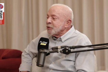 Entrevista no Flow, com o presidente Lula, nesta quinta-feira - (crédito: Reprodução) Entrevista no Flow, com o presidente Lula, nesta quinta-feira - (crédito: Reprodução)