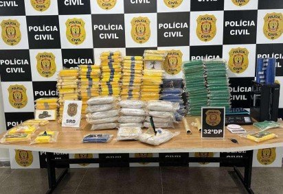 O veículo estava carregado com cocaína e skunk -  (crédito: Material cedido ao Correio) -O veículo estava carregado com cocaína e skunk -  (crédito: Material cedido ao Correio)