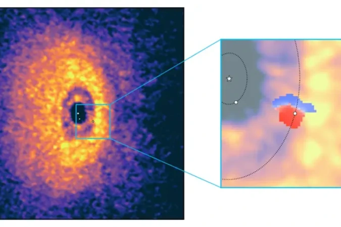Astrônomos registraram imagens diretas do Astrônomos registraram imagens diretas do