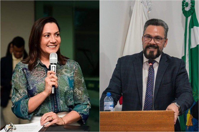 Mailza Assis e Alan Rick vão ao 2º turno no Acre - (crédito: Reprodução/Facebook) Mailza Assis e Alan Rick vão ao 2º turno no Acre - (crédito: Reprodução/Facebook)