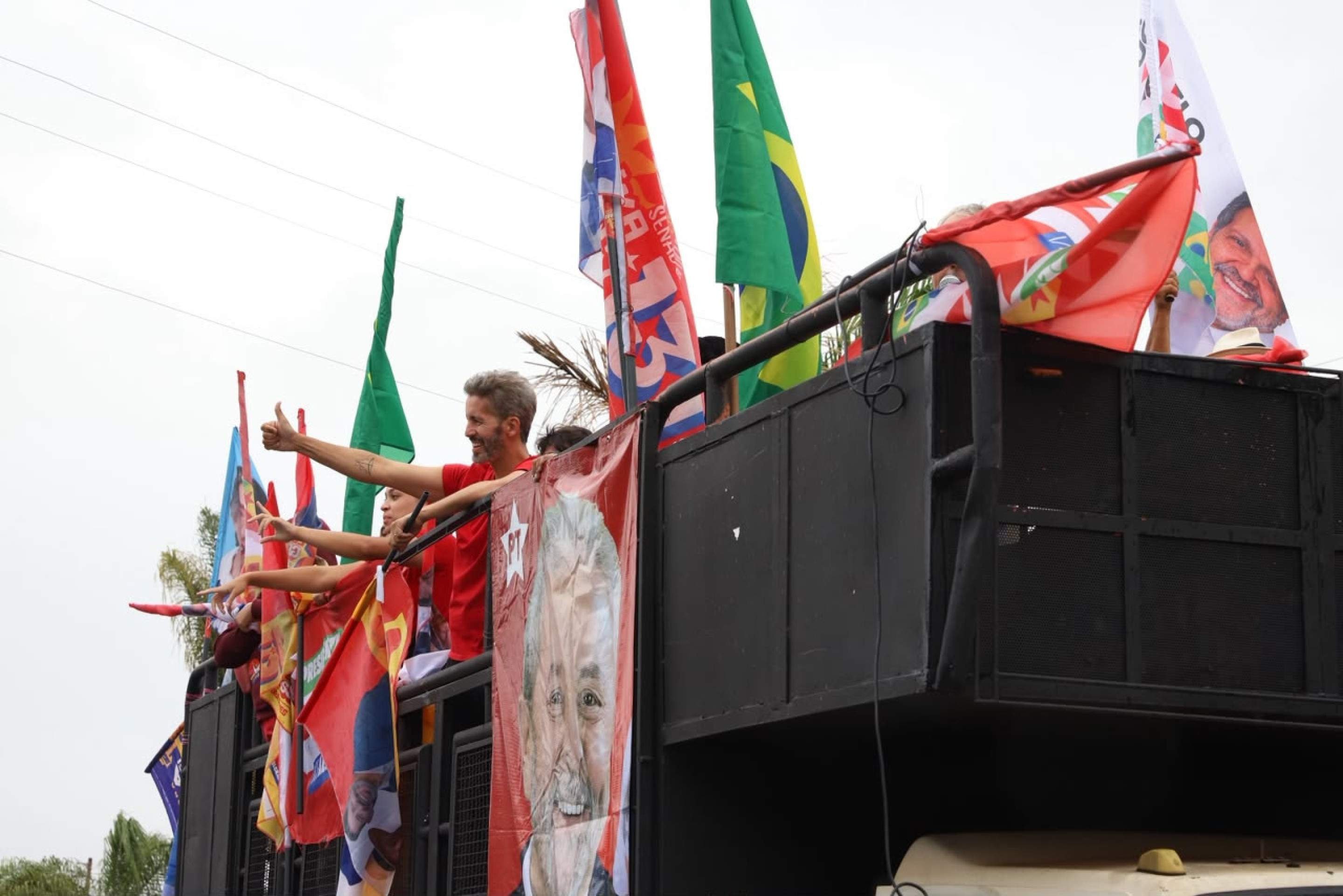 &Uacute;ltimo dia de campanha do candidato ao Governo do Distrito Federal, Leandro Grass (PT)