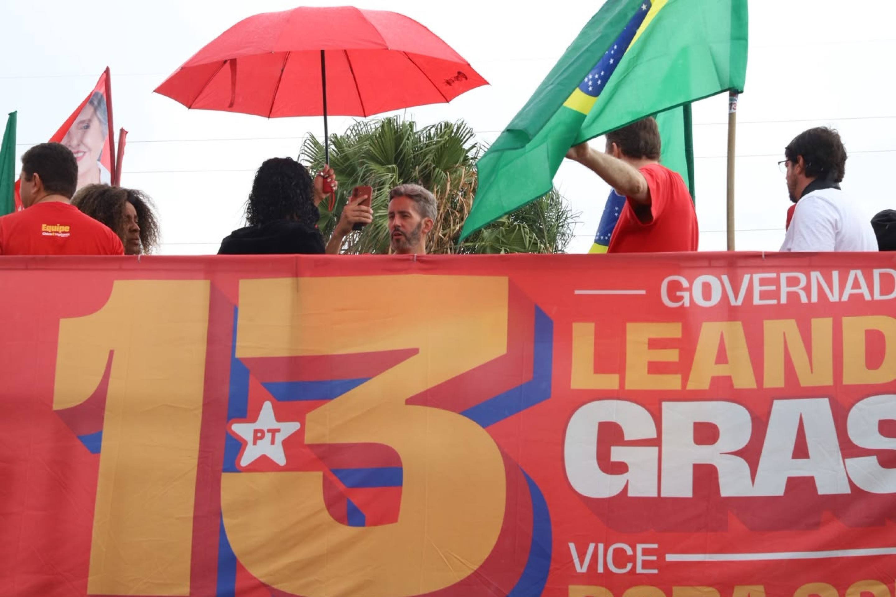 &Uacute;ltimo dia de campanha do candidato ao Governo do Distrito Federal, Leandro Grass (PT)