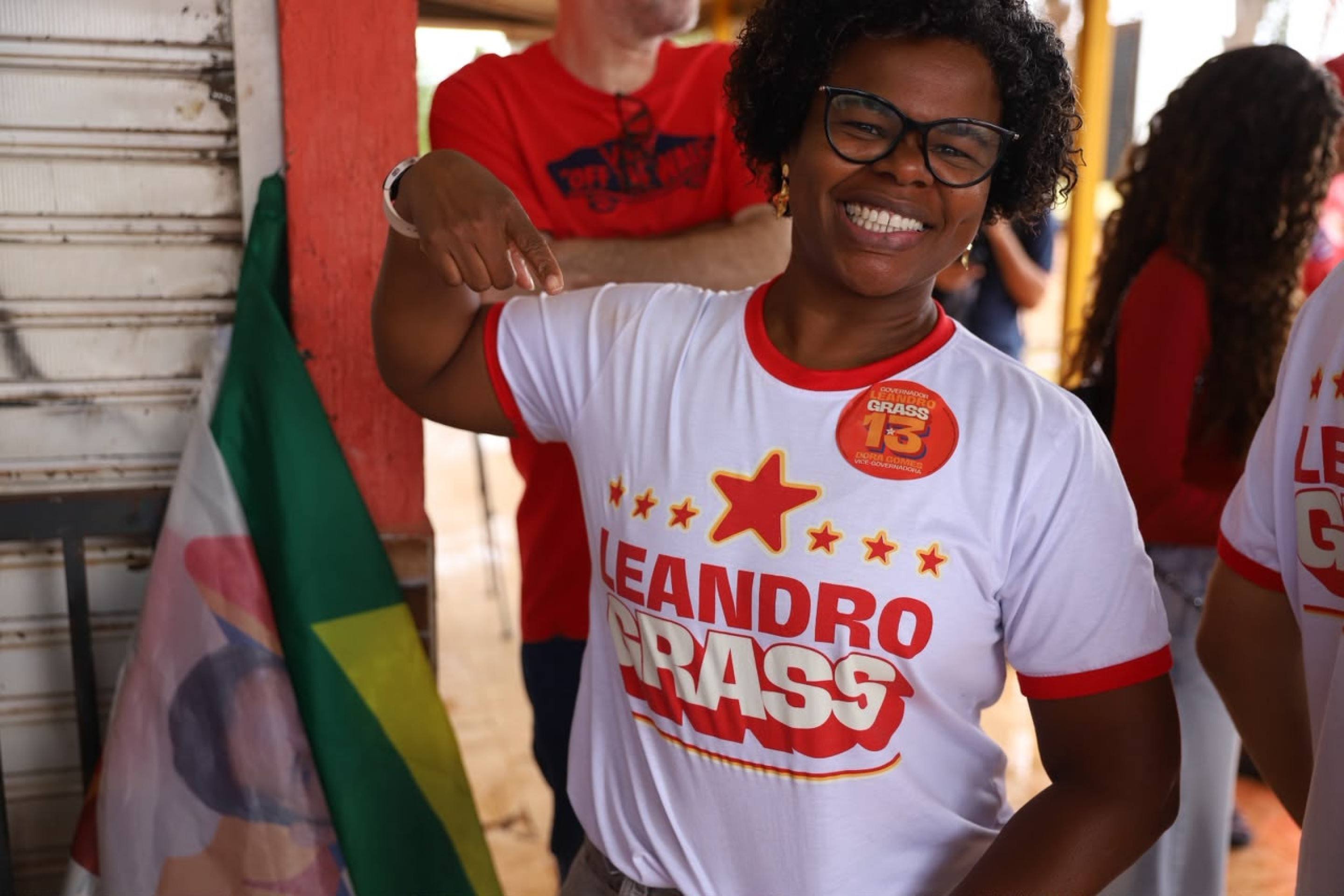 &Uacute;ltimo dia de campanha do candidato ao Governo do Distrito Federal, Leandro Grass (PT)