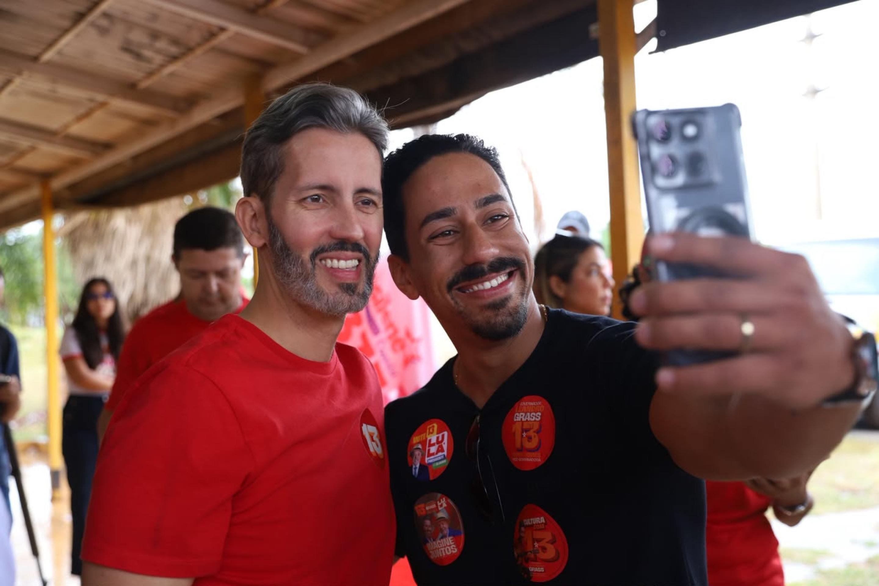 &Uacute;ltimo dia de campanha do candidato ao Governo do Distrito Federal, Leandro Grass (PT)