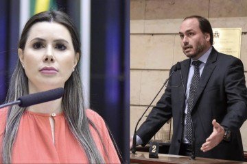 Carol de Toni e Carlos Bolsonaro são eleitos senadores por SC - (crédito: Agência Câmara/ Câmara Municipal do Rio de Janeiro) Carol de Toni e Carlos Bolsonaro são eleitos senadores por SC - (crédito: Agência Câmara/ Câmara Municipal do Rio de Janeiro)