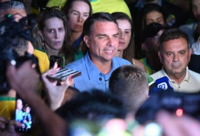  04/10/2026. Ed Alves/CB/D.A Press. Cidades. Flavio Bolsonaro.  -  (crédito:  Ed Alves/CB/D.A Press) - 04/10/2026. Ed Alves/CB/D.A Press. Cidades. Flavio Bolsonaro.  -  (crédito:  Ed Alves/CB/D.A Press)