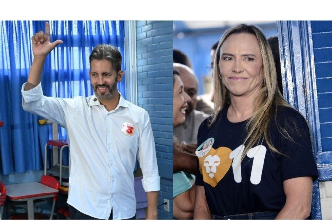 Celina e Grass vão disputar segundo turno no DF  -  (crédito: Minervino Júnior e Carlos Vieira/CB/DA Press )