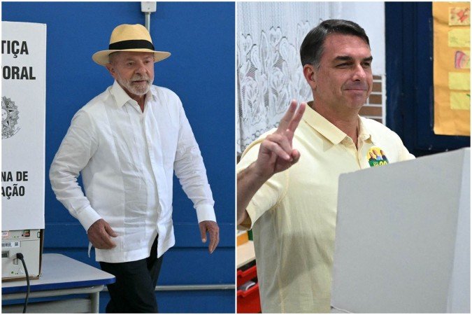Lula e Flávio Bolsonaro votam neste domingo