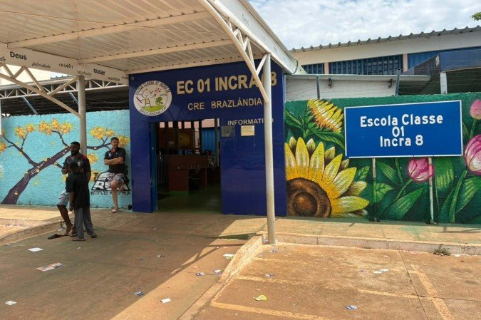 Suspeito foi interceptado pela segurança local e não apresentou resistência à prisão - (crédito: Beatriz Mascarenhas/CB/DA Press) Suspeito foi interceptado pela segurança local e não apresentou resistência à prisão - (crédito: Beatriz Mascarenhas/CB/DA Press)