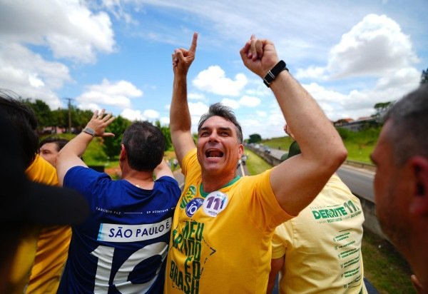 A força que o PL conquistou no Legislativo é um dos argumentos utilizados por Flávio para atrair mais apoios na reta final de campanha -  (crédito: Vittor Sales)