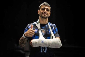 Giorgian de Arrascaeta é um dos desfalques do Flamengo contra o Santos -  (crédito: Foto: Divulgação/ Selección Uruguaya)