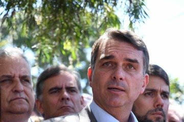 'Vou usar o capital político que um presidente recebe para conseguir aprovar o fim da reeleição', afirma Flávio  -  (crédito:  Marcelo Ferreira/CB/D.A Press)