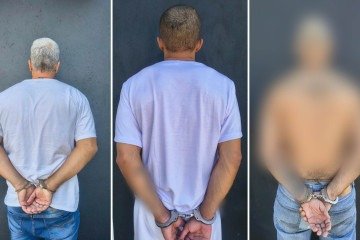 Trio foi capturado em diferentes regiões do DF - (crédito: Material cedido ao Correio) Trio foi capturado em diferentes regiões do DF - (crédito: Material cedido ao Correio)