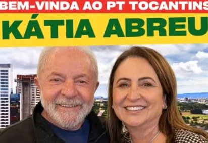 A ex-senadora K&aacute;tia Abreu, rec&eacute;m-filiada ao PT e coordenadora da campanha de Lula no Tocantins, fez cr&iacute;ticas &agrave; comunica&ccedil;&atilde;o e coordena&ccedil;&atilde;o do partido -  (crédito: Reprodu&ccedil;&atilde;o)
