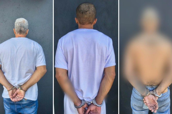 Trio foi capturado em diferentes regiões do DF - (crédito: Material cedido ao Correio) Trio foi capturado em diferentes regiões do DF - (crédito: Material cedido ao Correio)