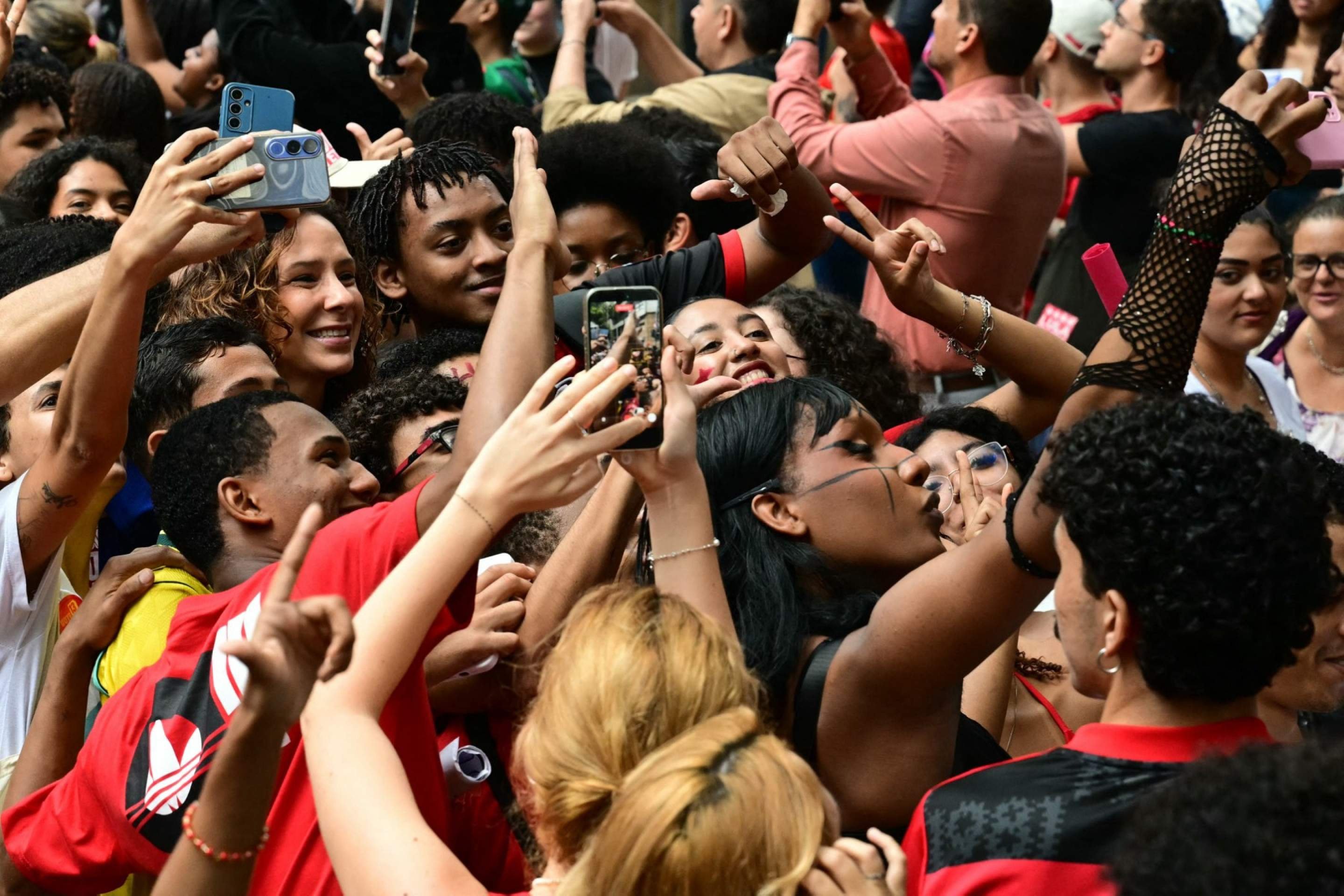 Manifesta&ccedil;&atilde;o a favor de Lula no Rio de Janeiro nesta quarta-feira (7/10)