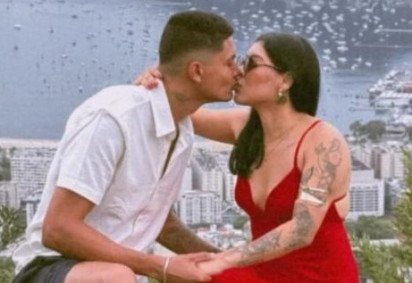 O casal Anderson Rodrigues e Andresa Tayna mantinha uma vida de luxo com o dinheiro de furtos de caminhonetes -  (crédito: Redes Sociais)
