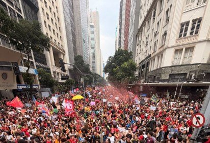 Ato de alunos secundaristas no Rio de Janeiro: agenda pelo país -  (crédito: UNE) -Ato de alunos secundaristas no Rio de Janeiro: agenda pelo país -  (crédito: UNE)