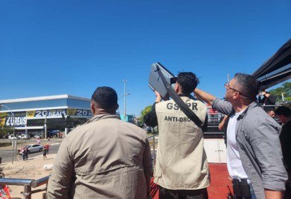 Caminhada de Lula em Ceil&acirc;ndia conta com equipamento antidrone