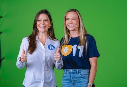 A atual chefe do Buriti reuniu apoiadores e aliados políticos para participar das produções da campanha  -  (crédito:  Fernando Santos) -A atual chefe do Buriti reuniu apoiadores e aliados políticos para participar das produções da campanha  -  (crédito:  Fernando Santos)