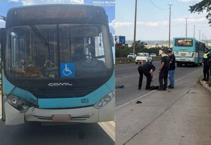 De acordo com a PM, o condutor do &ocirc;nibus foi submetido ao teste do baf&ocirc;metro e o resultado foi negativo para o consumo de &aacute;lcool. -  (crédito: PMDF/Divulga&ccedil;&atilde;o ) -De acordo com a PM, o condutor do &ocirc;nibus foi submetido ao teste do baf&ocirc;metro e o resultado foi negativo para o consumo de &aacute;lcool. -  (crédito: PMDF/Divulga&ccedil;&atilde;o )