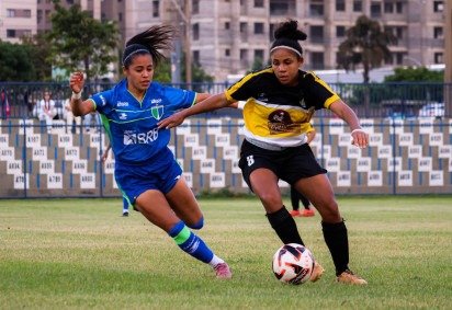Em duelo válido pela terceira rodada, Cresspom e Minas empataram por 1 x 1 -  (crédito: Diller Abreu/FFDF) -Em duelo válido pela terceira rodada, Cresspom e Minas empataram por 1 x 1 -  (crédito: Diller Abreu/FFDF)