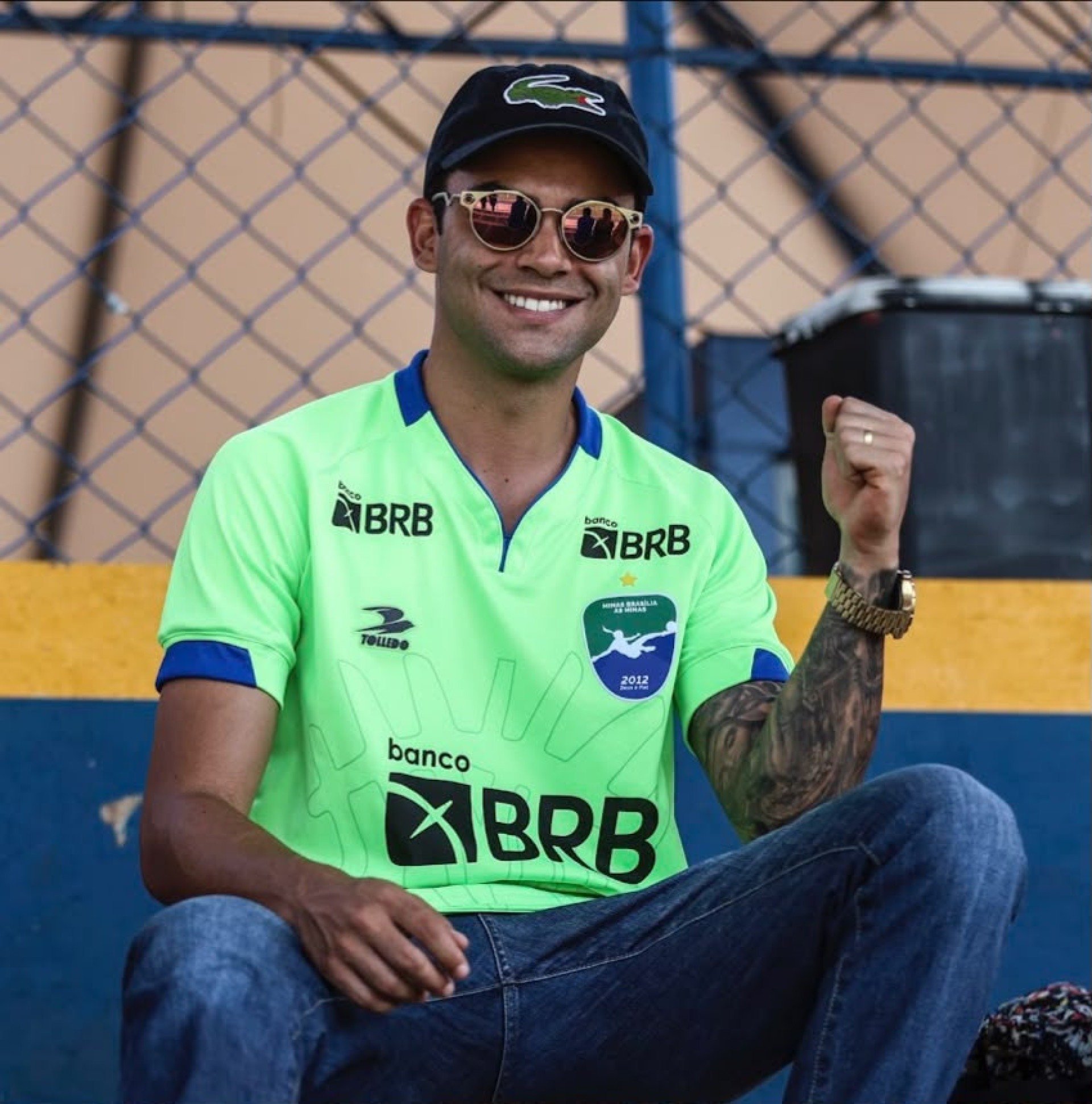 Rinaldo J&uacute;nior, torcedor do Minas