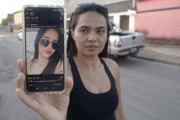 Vitória Rodrigues, cunhada da vítima, conta que o casal foi alvejado dentro da casa - (crédito: Matheus Oliveira/Especial CB) Vitória Rodrigues, cunhada da vítima, conta que o casal foi alvejado dentro da casa - (crédito: Matheus Oliveira/Especial CB)
