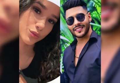 Larissa Rodrigues, 23 anos, e Alan Tons, 26, foram mortos ontem -  (crédito: Redes sociais/Reprodução)