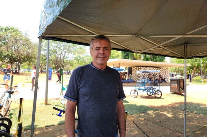 Para Paulo Roberto o Parque da Cidade &eacute; um diferencial da capital