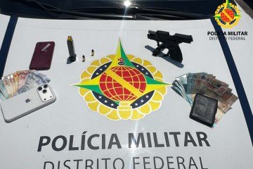 Homem &eacute; preso por tentativa de homic&iacute;dio no Recanto das Emas -  (crédito: Divulga&ccedil;&atilde;o/PMDF)