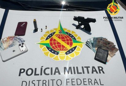 Homem &eacute; preso por tentativa de homic&iacute;dio no Recanto das Emas -  (crédito: Divulga&ccedil;&atilde;o/PMDF) -Homem &eacute; preso por tentativa de homic&iacute;dio no Recanto das Emas -  (crédito: Divulga&ccedil;&atilde;o/PMDF)