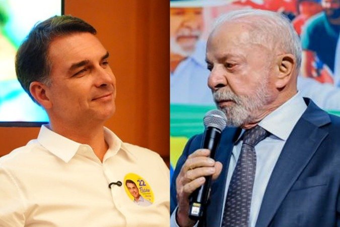 A primeira pesquisa do segundo turno entre Flávio e Lula prevê a realização de 2.154 entrevistas  -  (crédito: Vittor Sales e Ricardo Stuckert)