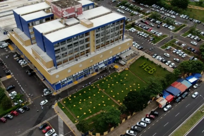 Vista do Hospital Estadual de Bauru (HEB) -  (crédito: Reprodução/Revisamed)