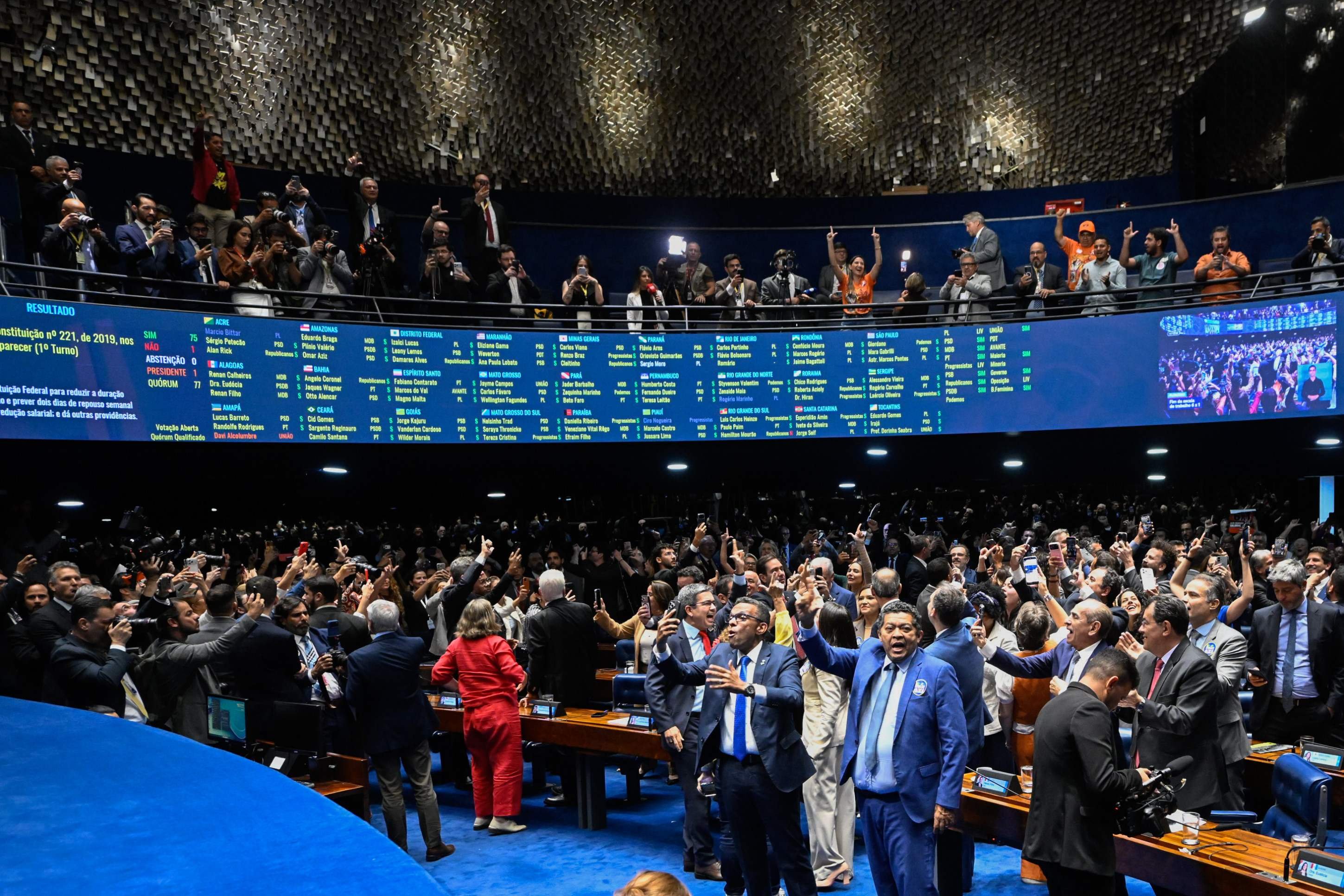 Após aprovação no Senado, PEC que acaba com escala 6x1 vai à promulgação