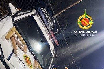 Os policiais foram informados pela vítima de que o autor possuía uma quantidade significativa de drogas -  (crédito: PMDF)