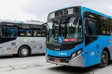 Greve de motoristas de ônibus paralisa 34 linhas na zona sul de SP -  (crédito: Reprodução/ Transwolff)