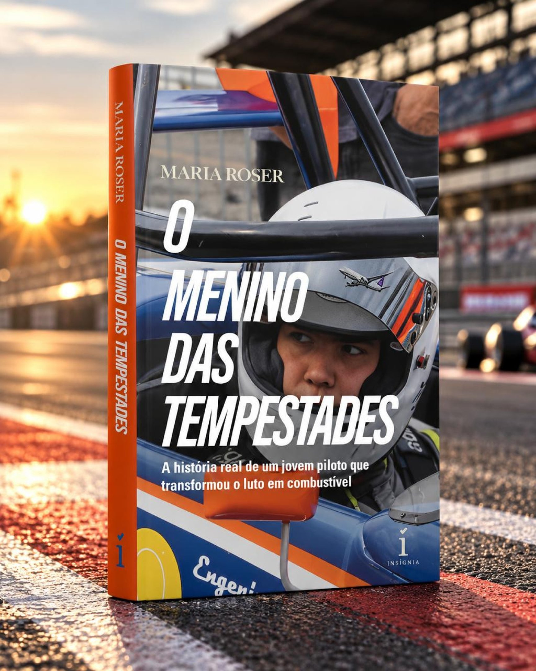 Capa do livro "O menino das tempestades"