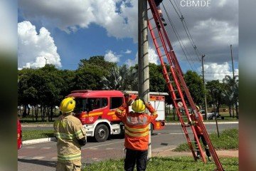 O homem foi resgatado e encaminhado a uma unidade básica de saúde - (crédito: Reprodução:CBMDF) O homem foi resgatado e encaminhado a uma unidade básica de saúde - (crédito: Reprodução:CBMDF)