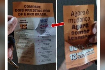 O texto da decisão ressalta que 'o folder não afirma que Celina Leão concorre pelo número 22' -  (crédito: Material cedido ao Correio)