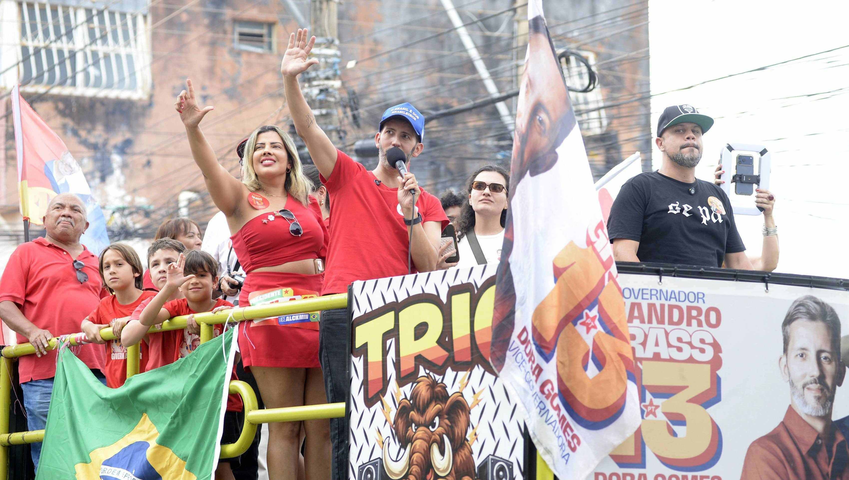 Carreata de Leandro Grass em Planaltina ontem