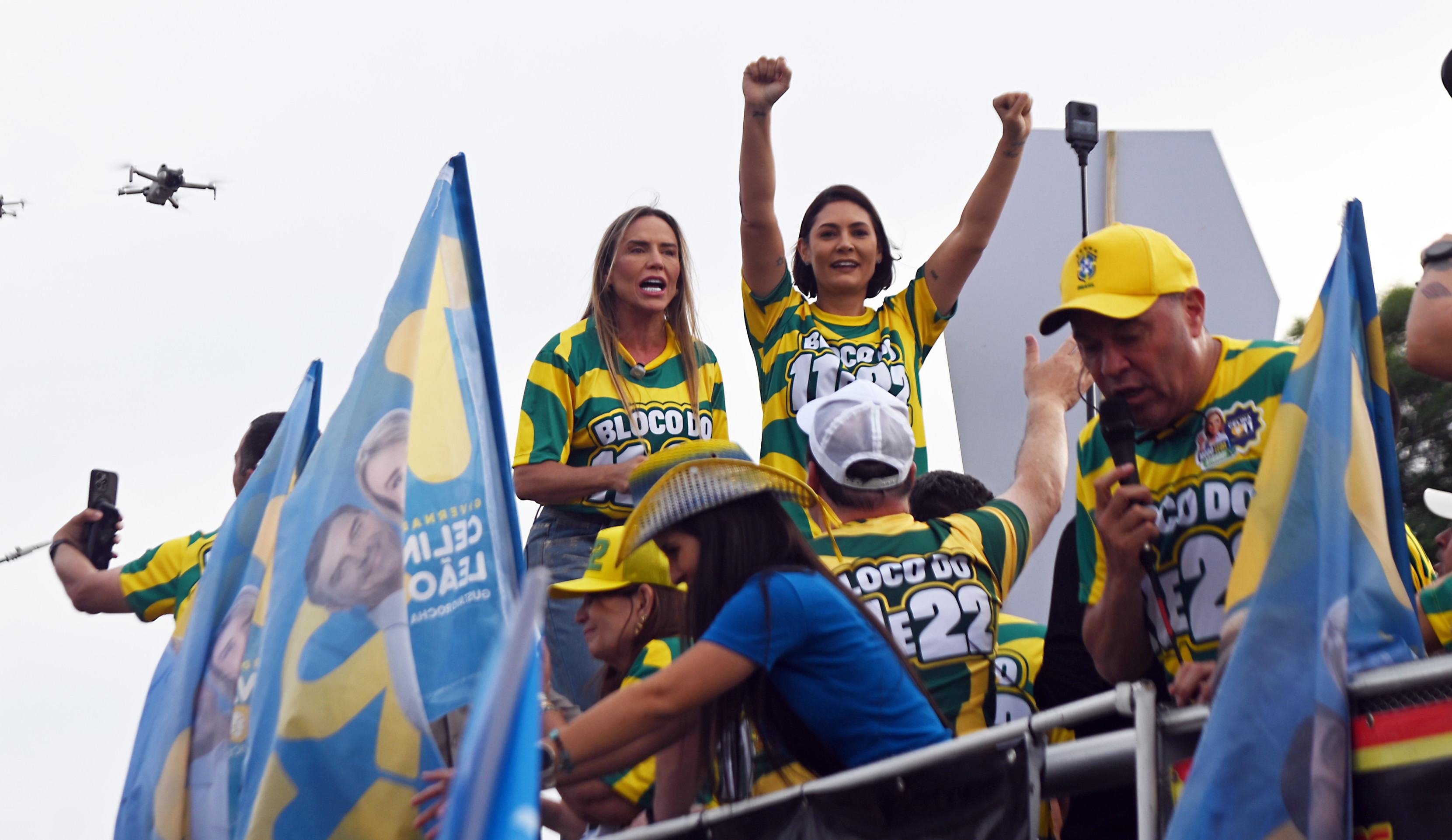  24/10.2026 - Ed Alves CB/DA Press. Cidades. Bloquinho 11- 22 Celina Le&atilde;o - Michelle Bolsonaro - Bia Kicis - Damares Alves