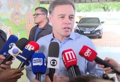 André Mendonça vota em Brasília  -  (crédito: Reprodução/TV Globo)